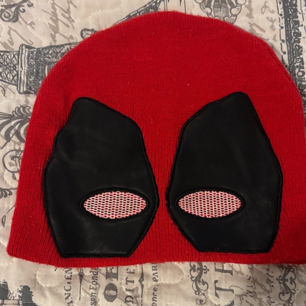 Red and Black Kids Beanie
